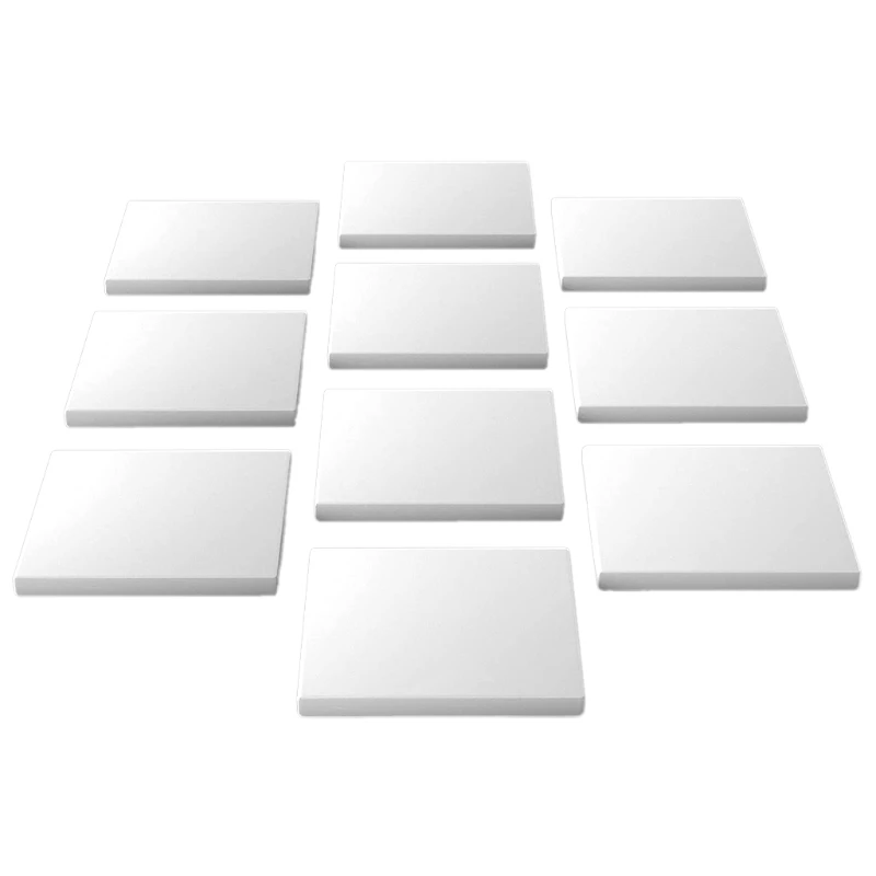 

10-Pack Coral Frags Bases Ceramic Coral Frag Disks Square Plates Coralline Frags Rack Brackets Aquarium Accessories