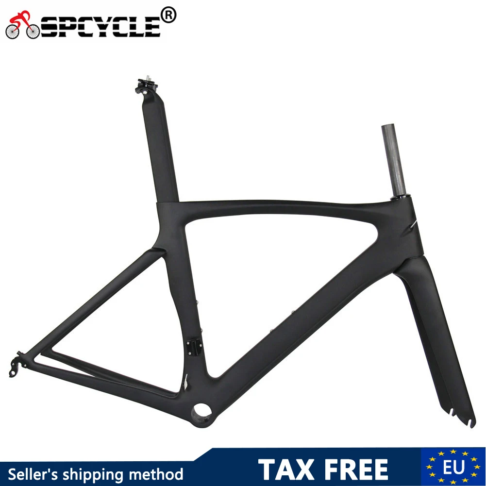 Карбоновая рама для шоссейного велосипеда Spcycle 2021 карбоновая аэродинамического