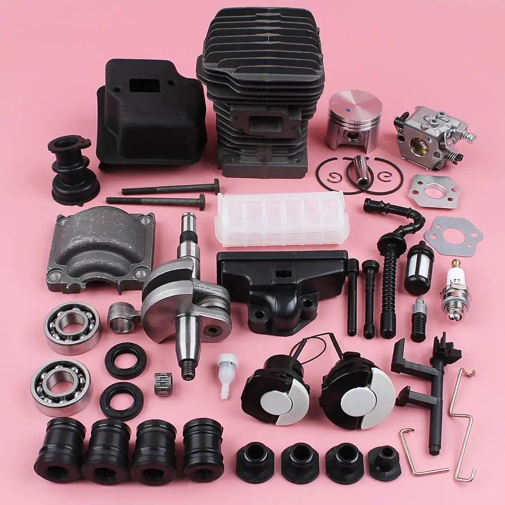 

42,5 мм цилиндр поршня коленчатого вала глушитель комплект для Stihl MS250 MS230 025 023 бензопила 1123 020 1209, 1123 030 0408