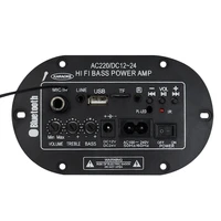 12v 24v 220v high power digital amplifier board car home usb fm radio tf player bluetooth subwoofer amp audio amplificado module
