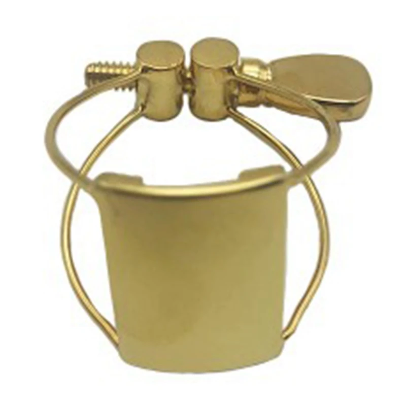 

Gold-Plated Metal Ligature Tenor Sax Ligature Clip for Saxophone