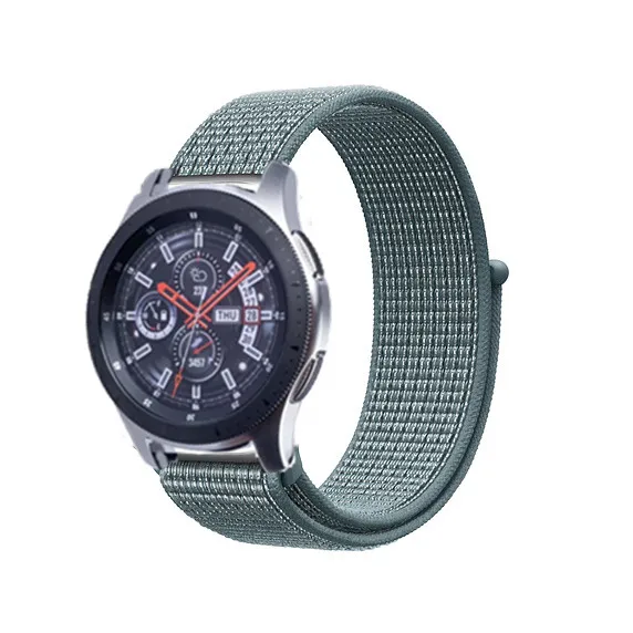celestial teal Переключатель, нейлоновый ремешок для наручных часов Xiaomi huami amazfit bip huawei часы GT 20/22 мм, ремешок для samsung Шестерни S3/S2 galaxy Watch active2 42 мм 46 мм - Цвет ремешка: celestial teal