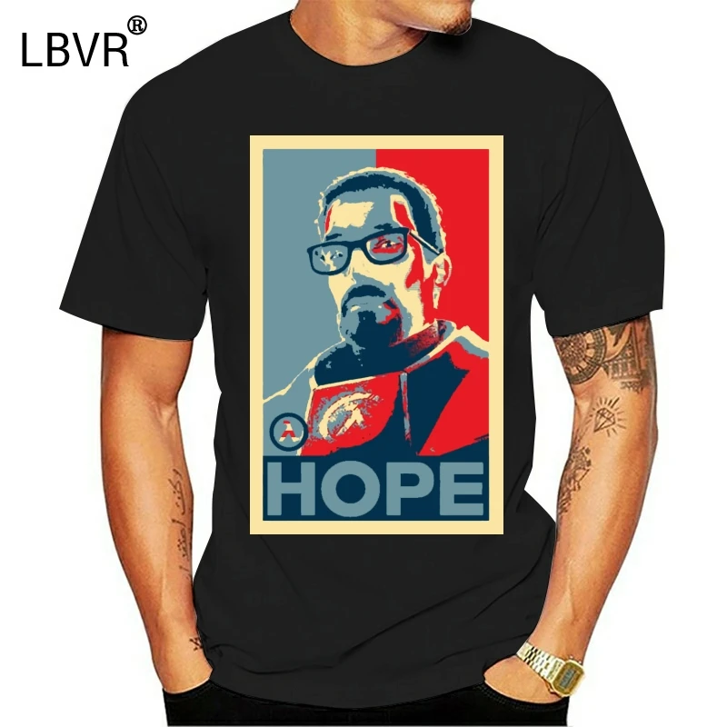 Гордон Фримен видео игры Футболка Half Life забавная летняя футболка флаг Для мужчин