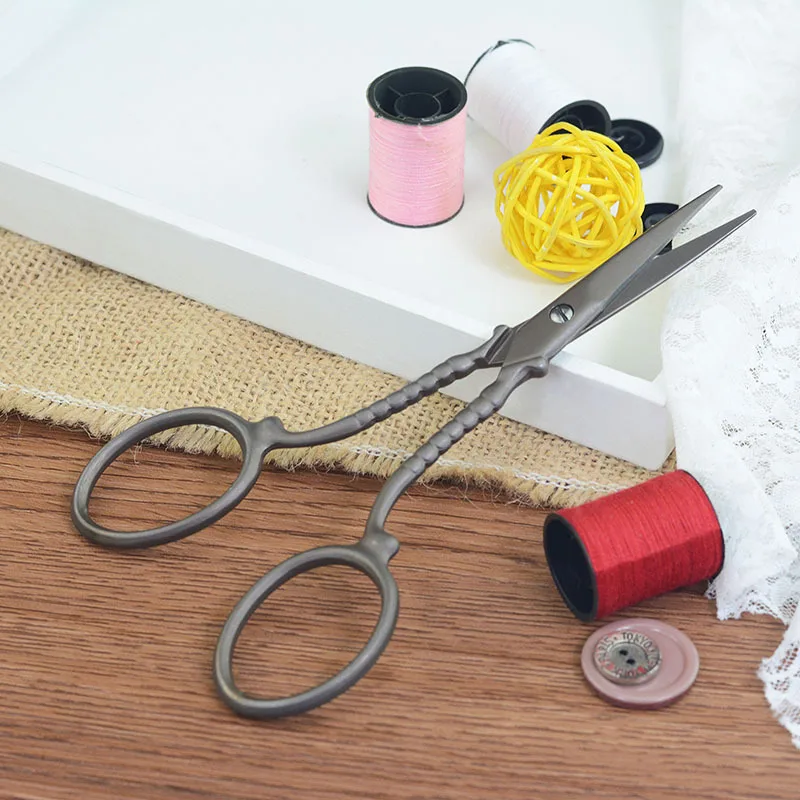ZOTOONE ZAKKA вышивка крестиком ретро старинные антикварные тонкие Швейные портновские ножницы ручной работы DIY Бытовая ткань с отделкой ножницы E