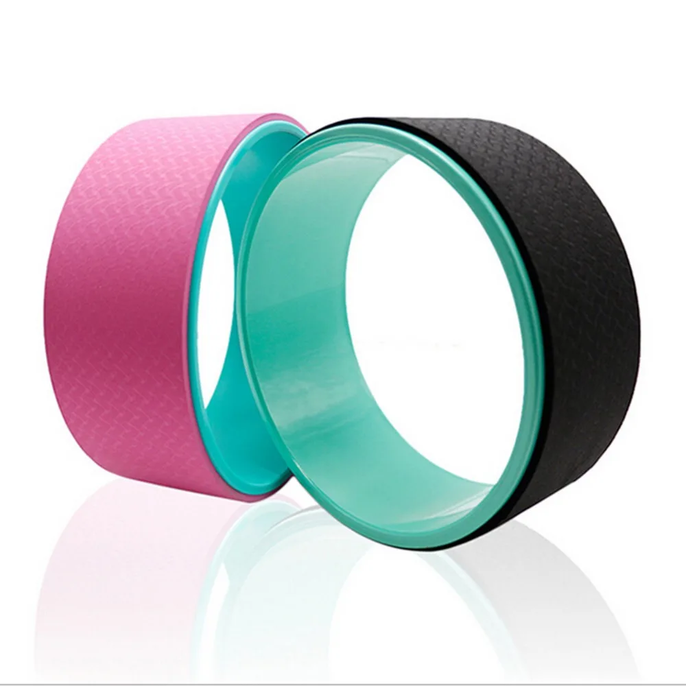 

Yoga Pilates Circle Yoga Wheel Fitness Roller Wheel Back Training Tool Slimming Magic Waist Shape Pilates Ring