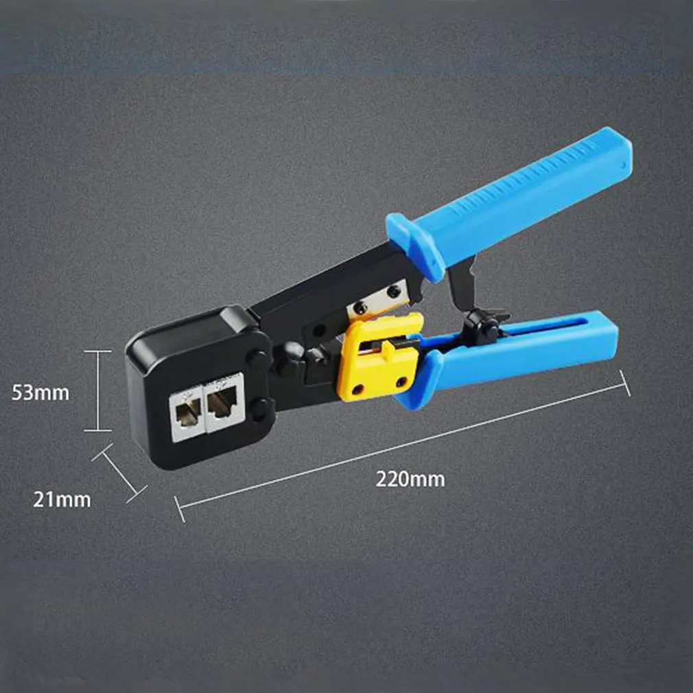 

Hand Network Tool Plier 6P/8P RJ45 Crimper Cable Stripper Pressing Clamp Pliers Tongs Clip Clipper Multifunction Kit