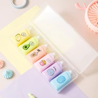 24 pcslot macaron avocado donuts food 5m correction tape cute tapes promotional stationery gift school office supplies
