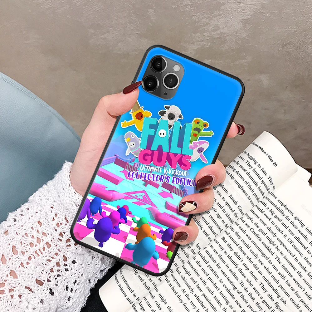 

Ultimate knockout Phone Case For IPhone 5 5S SE 5C 6 6S 7 8 Plus X XS XR 11 12 Mini Pro Max 2020 black Etui 3D Back Pretty Cover