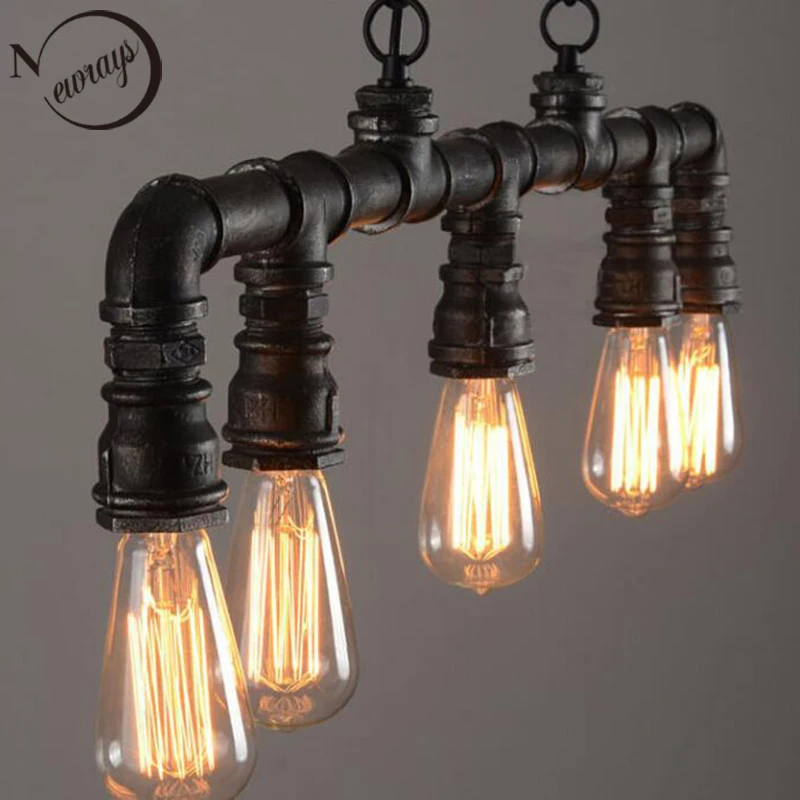 Промышленный Ретро Креативный светодиодный комнатный подвесной светильник e27