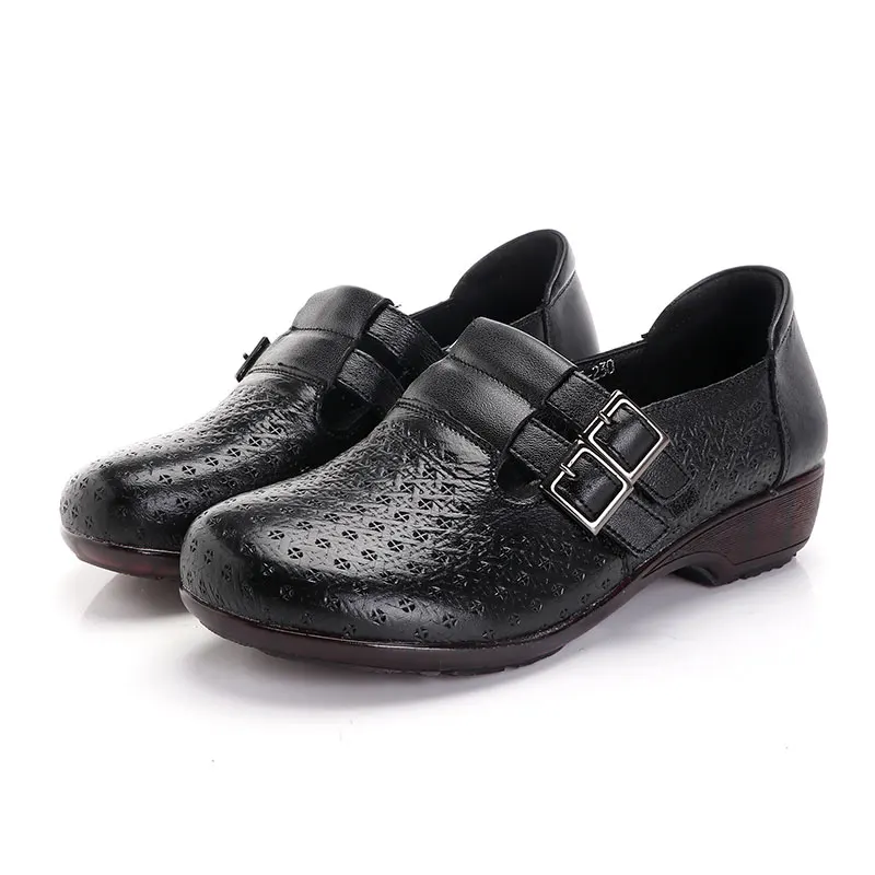 

2020 New Handmade Genuine Leather Women Shoe Sneakers Casual Shoes For Women Flat Shoes Ladies Lacing Loafers Zapatos Mujer