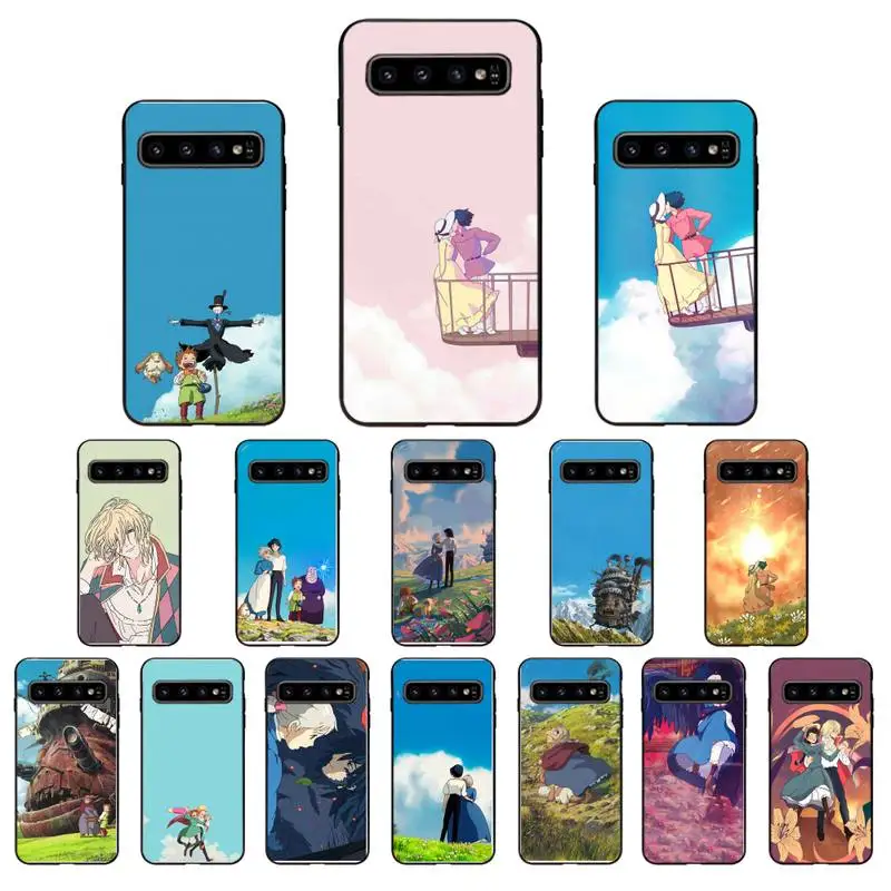 

Howls Moving Castle Phone Case For Samsung A40 A31 A50 A51 A71 A20S S8 S9 Plus note 20 ultra