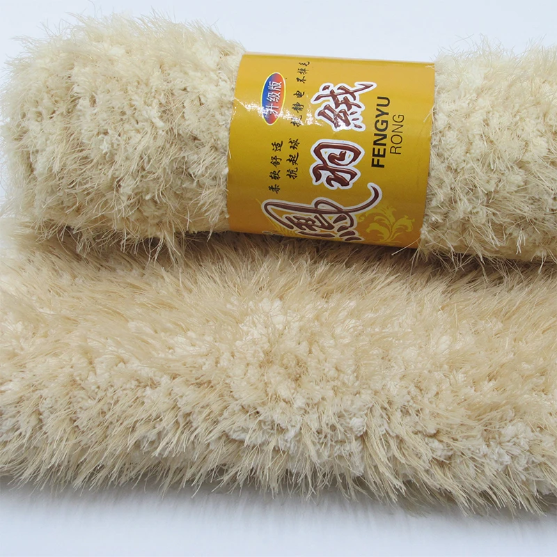 Теплая Коралловая бархатная пряжа вязание шерстяной нитью практичная одежда