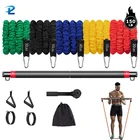 Фунтов, обернутая эспандер, эластичная лента, комплект удилищ для силовых тренировок, экипировка для фитнеса, спортивный ремень, спортивное оборудование