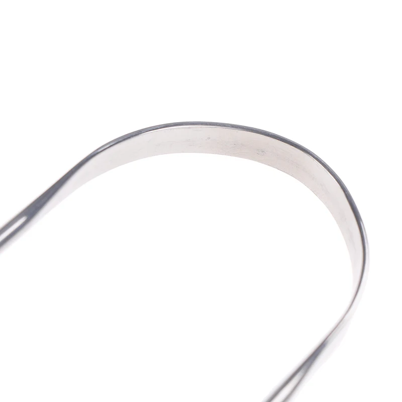 

1PCS Stainless Steel Tongue Scraper Cleaner Fresh Breath Cleaning Coated Tongue Toothbrush Dental Oral Hygiene Care Tools