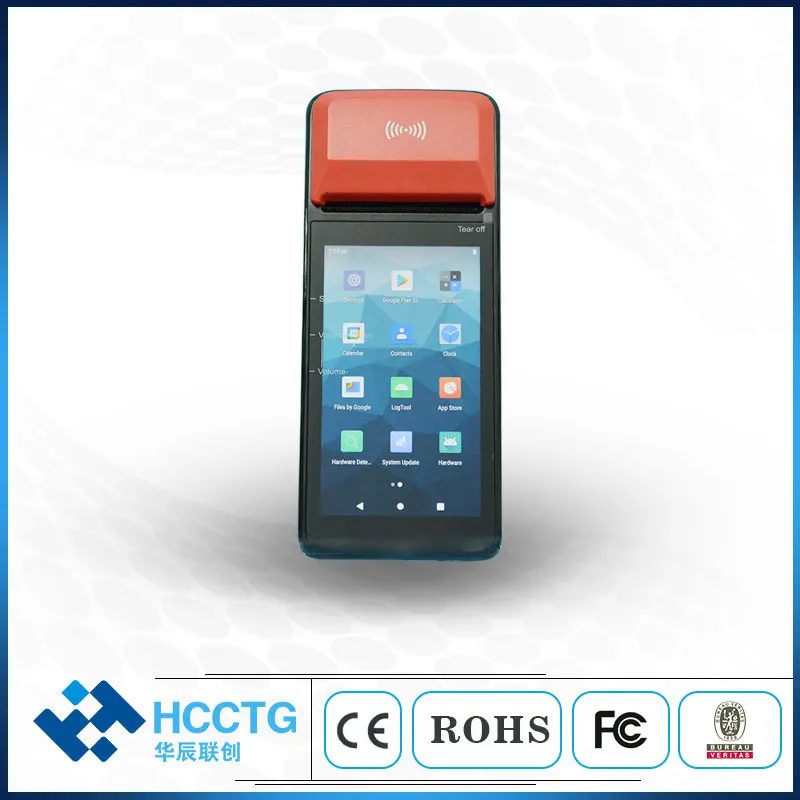 

Android 11.0 Bt WiFi 4G NFC Mobile Cash Register Systems Smart Handheld POS Terminal with Barcode Scanner R330P