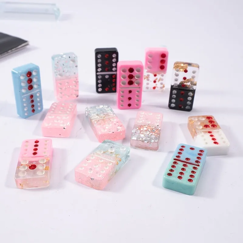 Силиконовая форма домино для эпоксидной смолы сделай сам| |