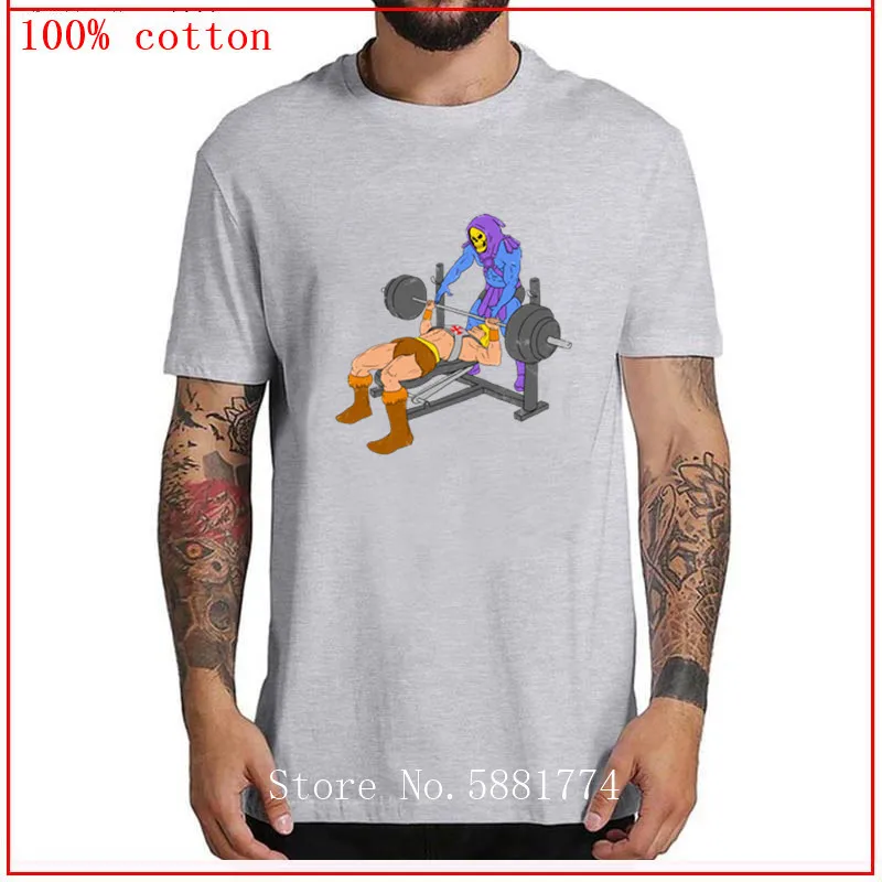 Новинка 2020 Мужская футболка для тренажерного зала унисекс тяжелоатлетики