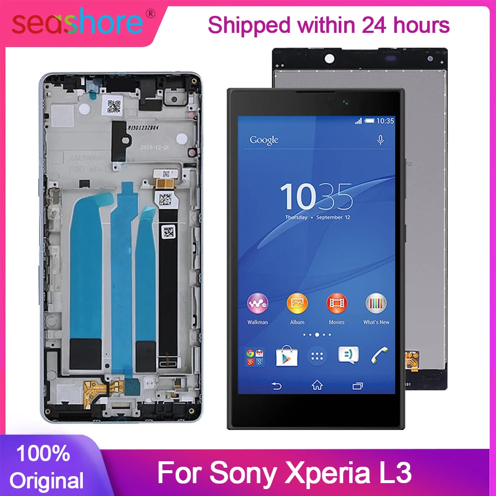 

Оригинальный дисплей для Sony Xperia L3 дисплей сенсорный экран для Xperia L3 ЖК-дисплей дигитайзер Запасные части I3312 I4312 I4332