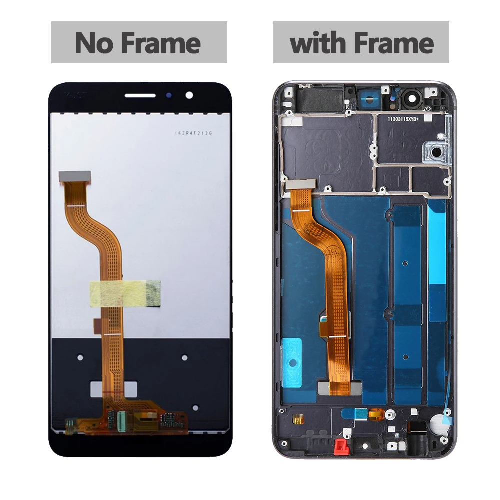 ЖК дисплей 5 2 дюйма для Huawei Honor 8 с сенсорным экраном дигитайзер рамкой сборки