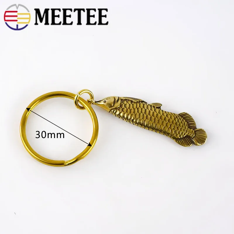 1 шт. ретро Твердый латунный автомобильный брелок с пряжками поясной кошелек