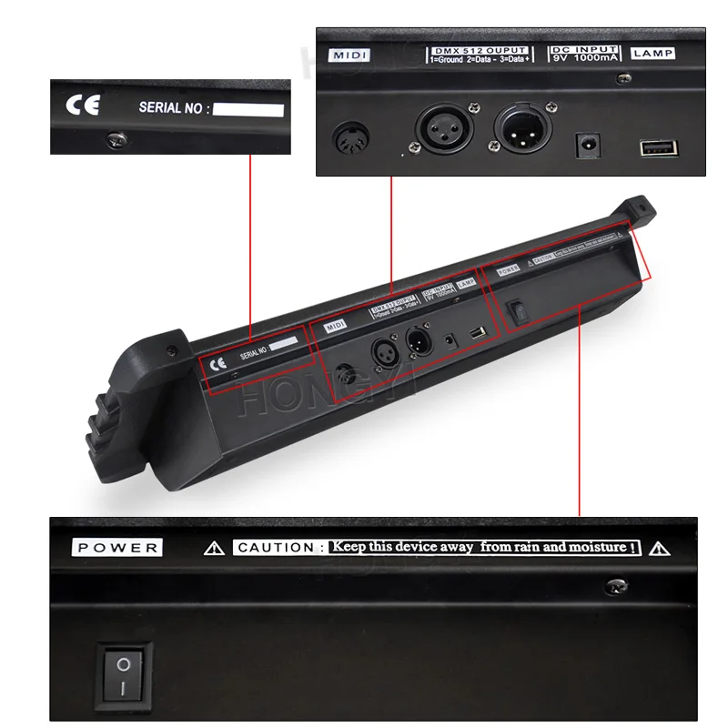 Контроллер DMX 384 с 512DMX входом и выходом высокое качество 384chanels подходит для