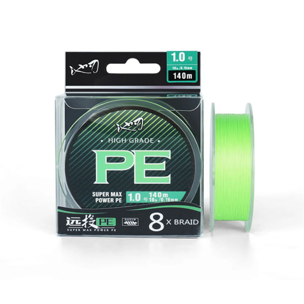 

100M 8 Weaves PE Fishing Line Ultra-long Casting 8 Strand Braided Smooth Multifilament Line 15-70LB Drag 0.8#-6# Number X452G