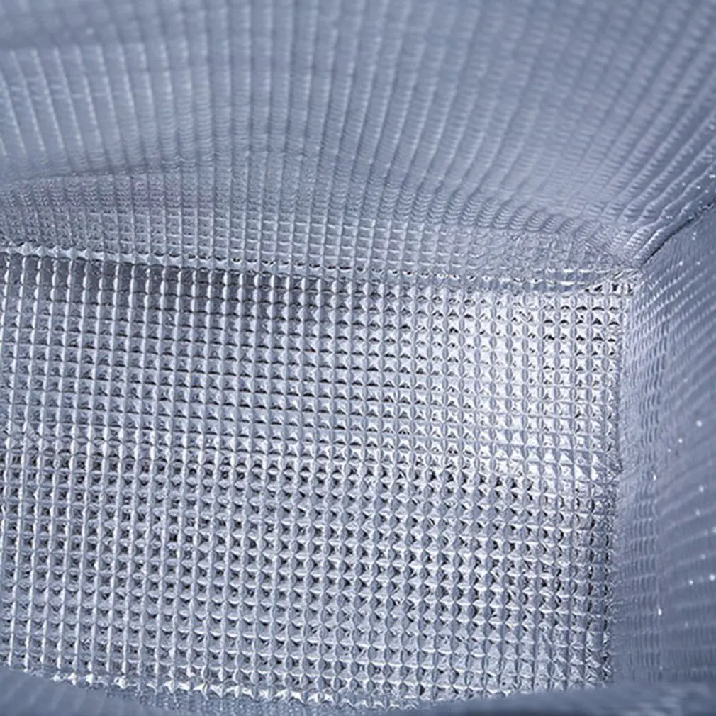 

Printed Lunch Insulated Fashionable Bag Portable Twill Leak-proof Picnic Foldable Bag Soft Handle Durable Smooth Zipper