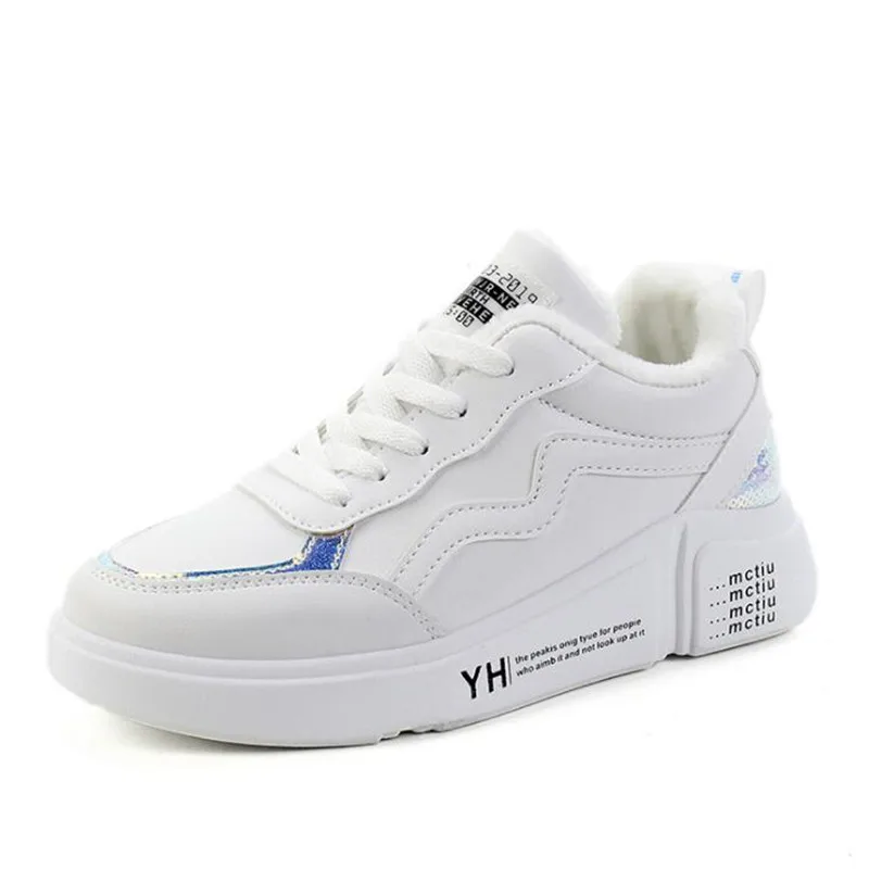 Женская обувь Зимние ботинки Женские ботильоны из искусственной кожи Теплые