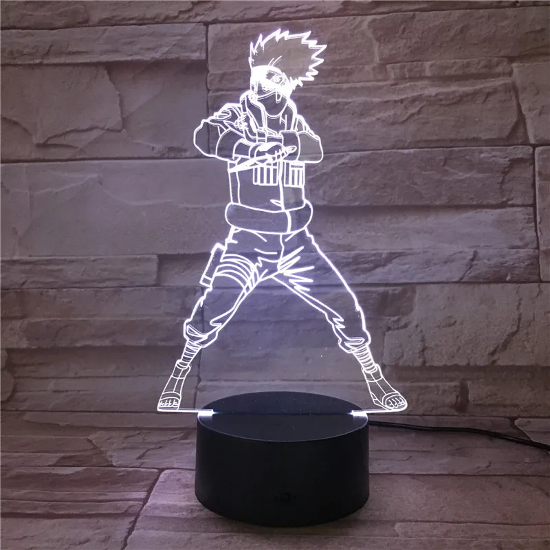 Светодиодный ночник 3D с мультяшным рисунком мультяшный светильник датчиком