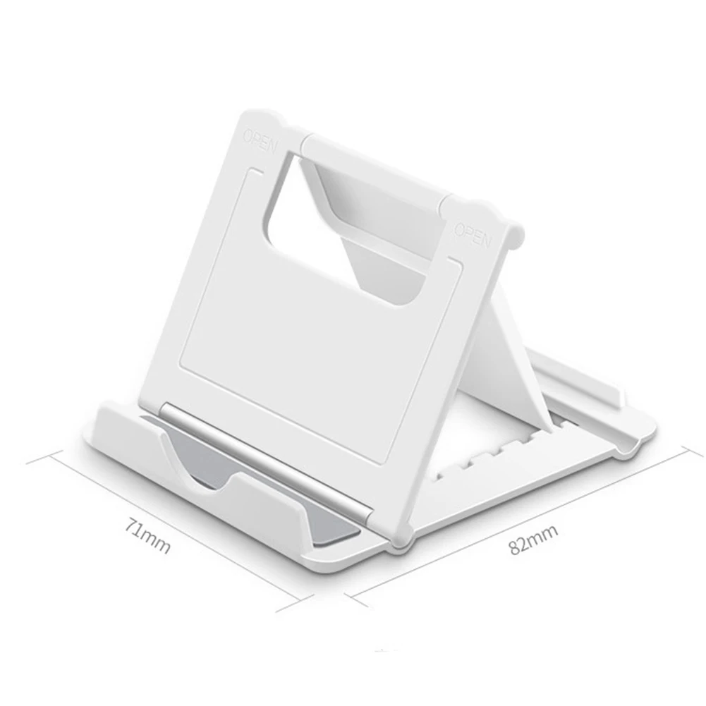 Универсальный держатель для телефона, складной, регулируемый, многопозиционный, для настольного использования, с кольцом для телефона.