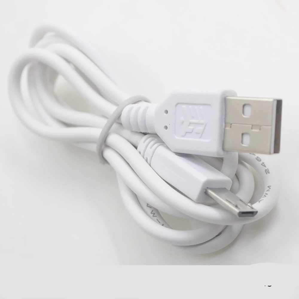 Длинный разъем Micro USB 8 мм/12 мм белый кабель для зарядки и передачи данных Samsung Huawei