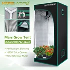 Marshydro 70x70x160 см grow box гроубокс тент для выращивания 1680D Крытый 2'3'' x2'3'' x5'3'' большой культивированный Гидропоника парник для рассады теплица для огорода