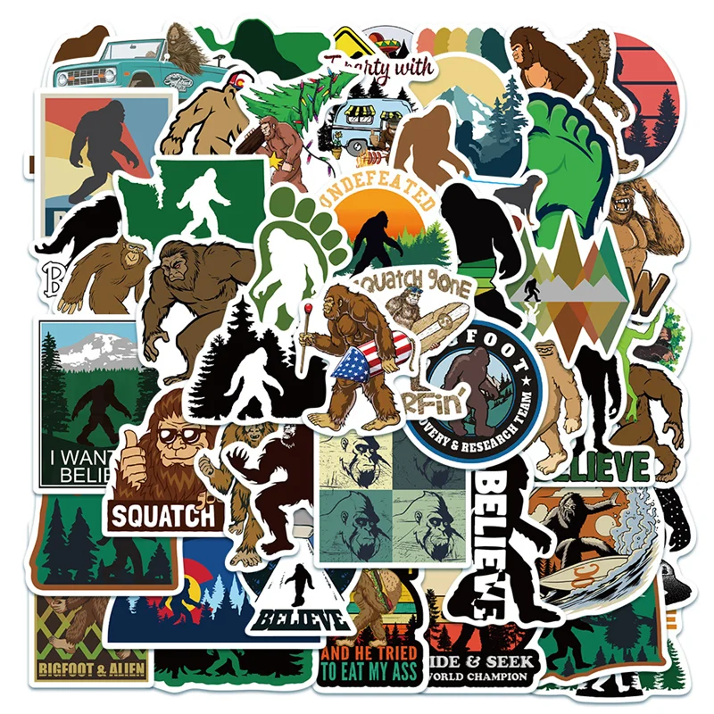 

10/30/50 PCS outdoor adventure gorilla cartoon graffiti suitcase suitcase laptop mobile phone water cup sticker toy decoration