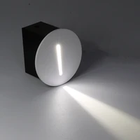 3w recessed led stair light wall lamp ac85 265v corridor lamp indoor staircase step light hallway pathway foot lamp sconce