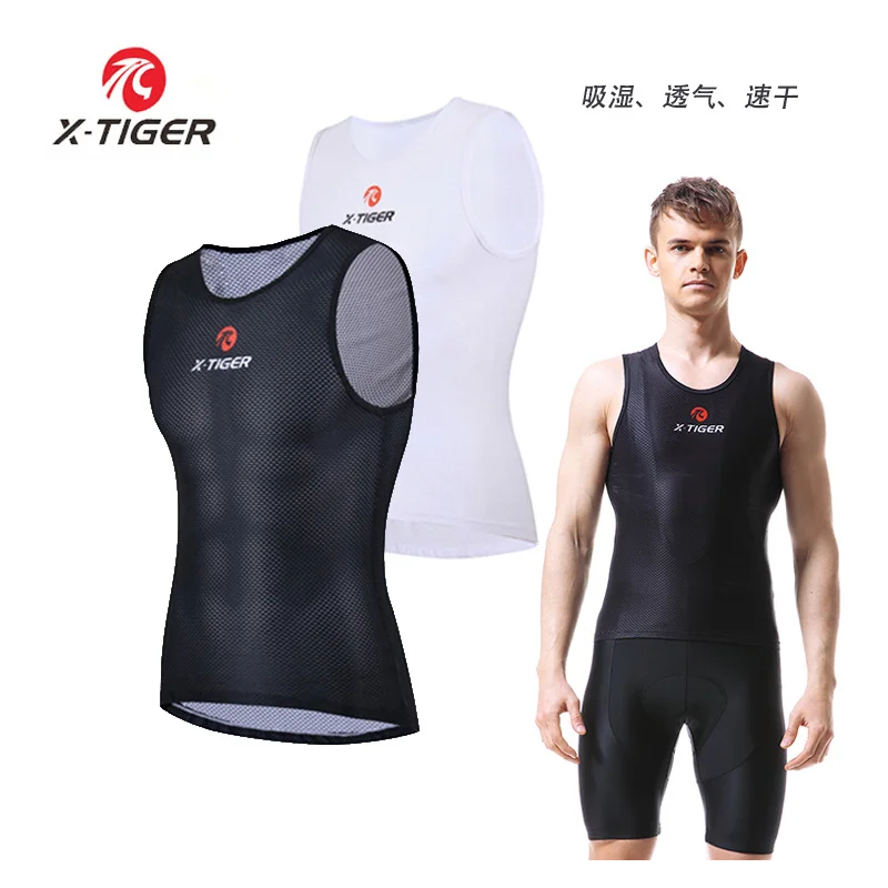 

Базовый слой X-Tiger, мужской дышащий велосипедный жилет, спортивные майки для горнолыжного спорта, профессиональная велосипедная короткая се...