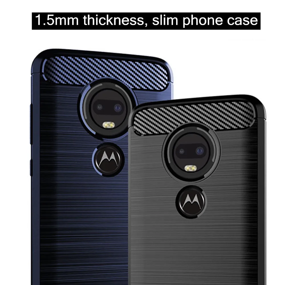 Чехол для Moto E5 Z3 Play P50 P30 Note Z2 Z4 X4 G6 Plus E6S G8 мягкий чехол телефона из углеродного