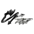 Кольца унисекс, регулируемые кольца с ангелом и демоном, ювелирные изделия для мужчин и женщин