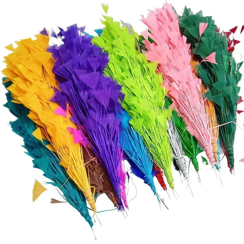 

1 Bunch/lot Turkey Feathers Flowers Diy Pheasant Plumes Wedding Corsages for Headdress Decoration Needlework Accessories Crafts