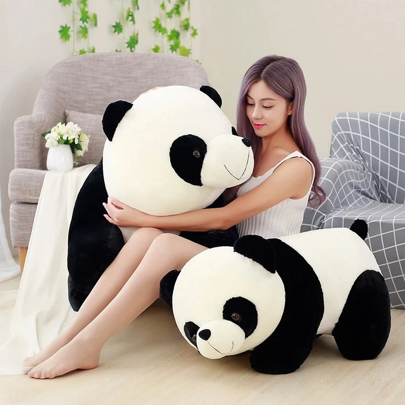 

1pc 20-70cm Cute Giant Panda Bear Plush Stuffed Animal Doll Animals Toy Pillow Cartoon Kawaii Plushies Dolls Girls Lover Gifts