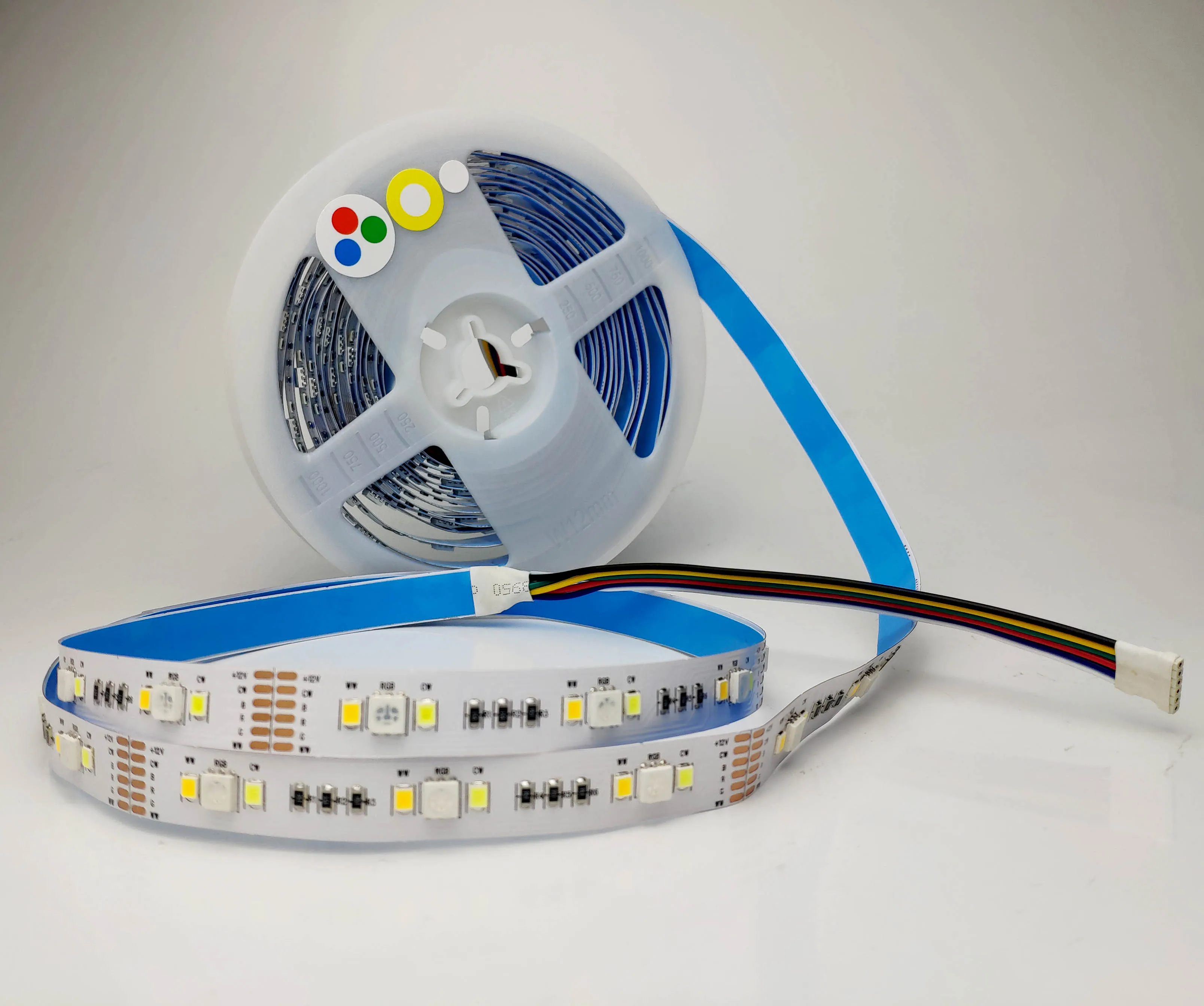 Wifi контроллер TUYA Smart life с приложением 12 В постоянного тока 5050 RGB + CCT регулируемая