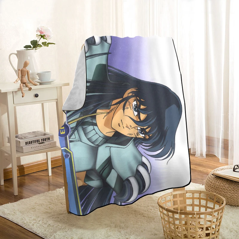 Одеяло аниме New De Saint Seiya мягкое покрывало с принтом s накидка на домашний диван