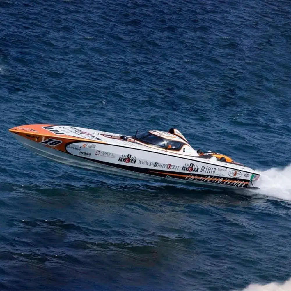 TFL BE1125 Smash Shark P1 Стекловолоконная электрическая бесщеточная гоночная лодка 1125 с SSS