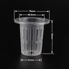 Сетчатая чашка 48 мм, 50 шт., Aquaponics Hydroponics сетчатый горшок, сетчатая корзина, посадочная чашка, гидропоника NFT Soiless Grow