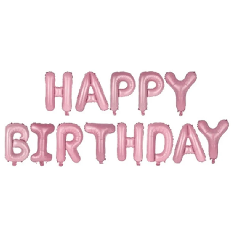 16 дюймов буквы фольгированные шары С Днем Рождения Happy День рождения украшения