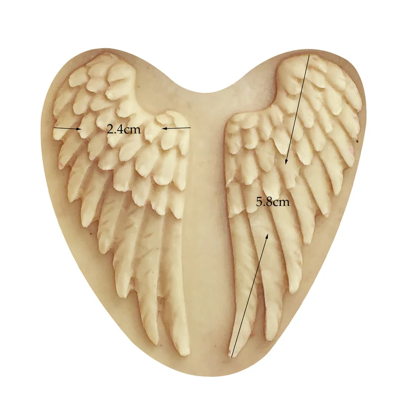 

1pc Silicone Mold Angel Wings Silicone Mold Fondant Cake Decorating Tools Chocolate Molds Cake Tools Fondant Soap Mold