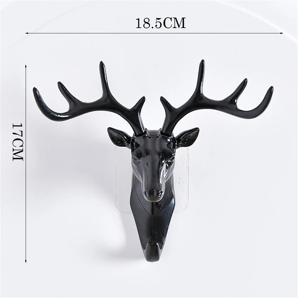 Креативный настенный крючок в винтажном стиле рога оленя для подвешивания