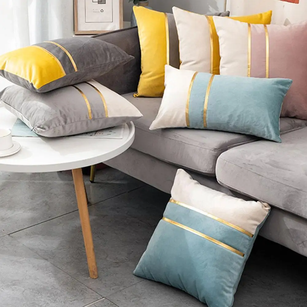 

Роскошные декоративные наволочки для дивана в скандинавском стиле, бархатные наволочки 45*45 см Z9n9