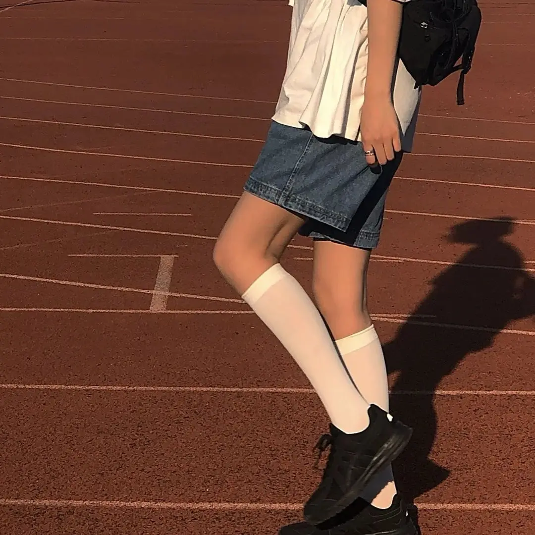 

Straight tube Wide Leg Denim Shorts New Style Hong Kong style retro high waist loose Capris chic versatile Han banchao