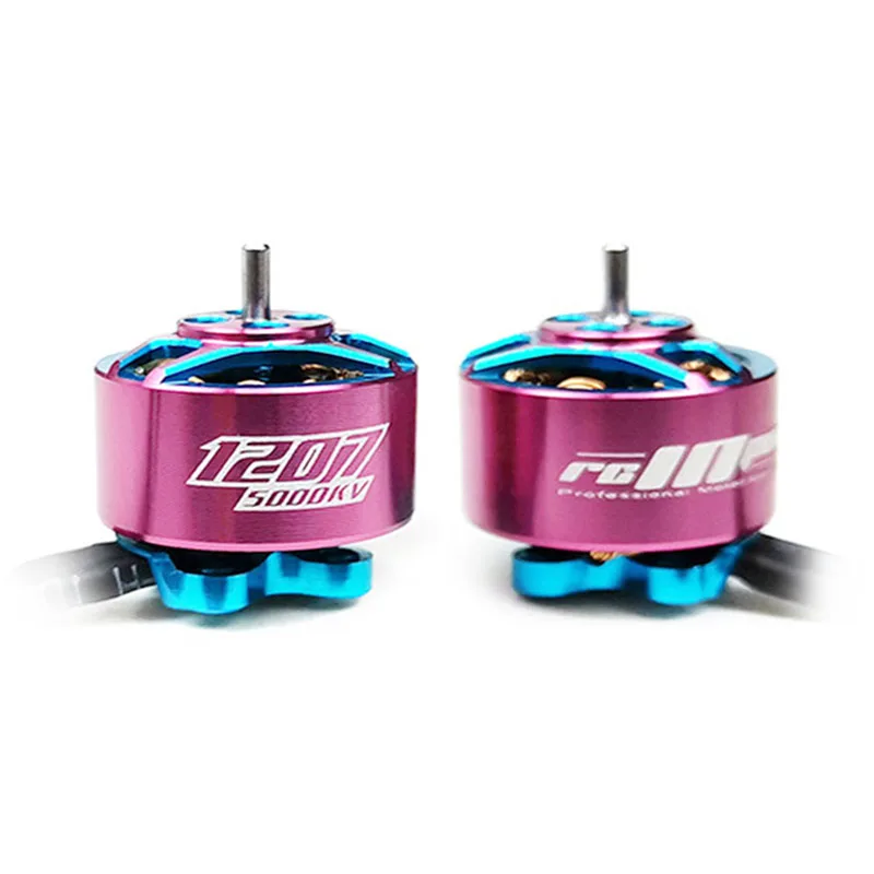 RCINPOWER GTS V2 1207 5000KV 3~4S Blue and Pink Brushless Motor for RC Drone FPV Racing Tinywhoop Cinewhoop Spare Accessories