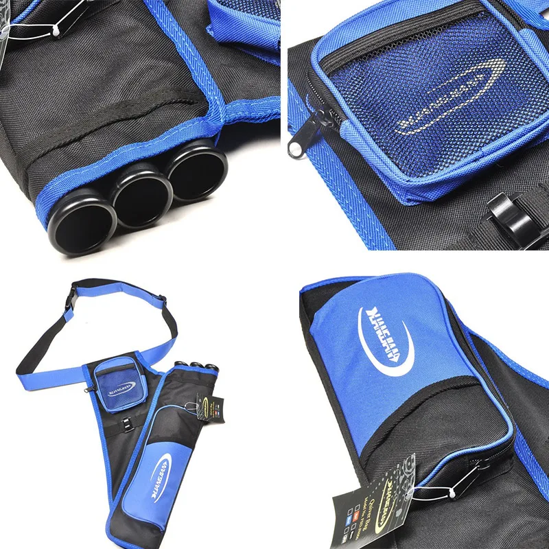 Стрельба из лука охотничьи стрелы Quiver 3 трубки регулируемый ремень для задней